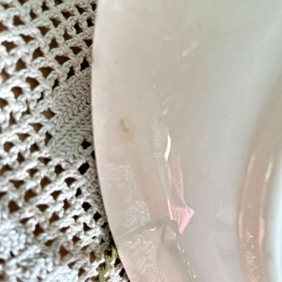 Oval Platter Blue Ridge Floral Peggy Pattern 12" Hand Painted - Picture 10 of 11